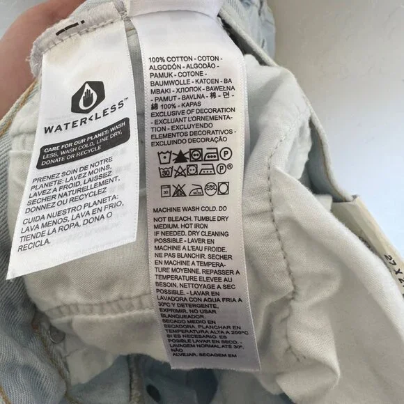 Levis Ribcage Straight Ankle Jeans 27 X 27 Light Wash Distressed Womens - Picture 5 of 12